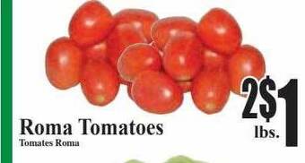Baja Ranch Roma tomatoes offer