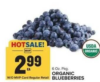 Food Lion Organic blueberries offer