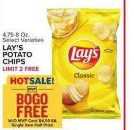 Food Lion Lay's potato chips offer