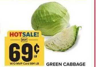 Food Lion Green cabbage offer