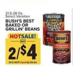 Food Lion Bush's best baked or grillin' beans offer
