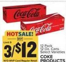 Food Lion Coke products offer