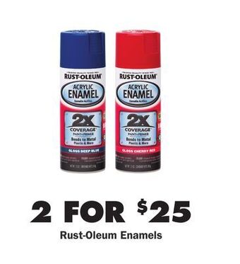 Advance Auto Parts Rust-oleum enamels offer