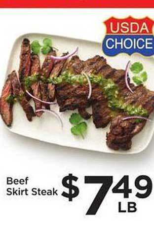 Food 4 Less Beef skirt steak offer