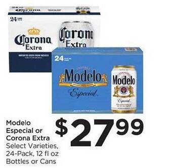 Food 4 Less Modelo especial or corona extra offer