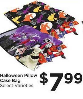 Food 4 Less Halloween pillow case bag offer