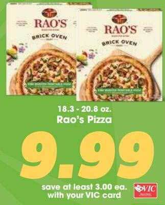 Harris Teeter Rao's pizza offer