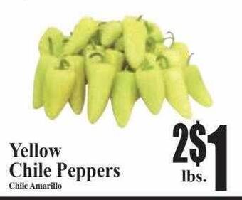 Baja Ranch Yellow chile peppers offer