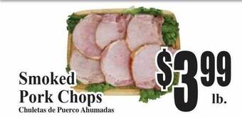 Baja Ranch Smoked pork chops offer