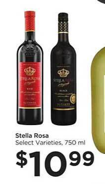 Food 4 Less Stella rosa offer