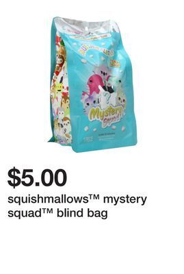 Five Below Squishmallows™ mystery squad™ blind bag offer