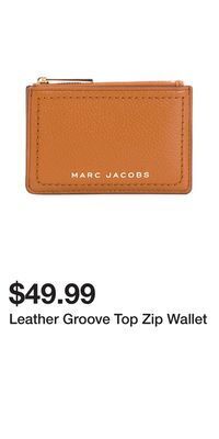 TJ Maxx Leather groove top zip wallet offer