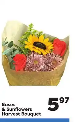 Weis Markets Roses & sunflowers harvest bouquet offer