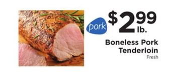 ShopRite Boneless pork tenderloin offer