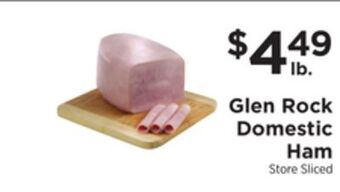ShopRite Glen rock domestic ham offer