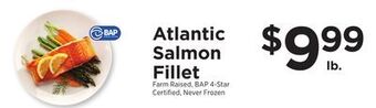 ShopRite Atlantic salmon fillet offer