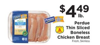 ShopRite Thin sliced boneless chicken breast offer