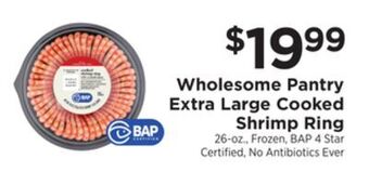 ShopRite Extra large cooked shrimp ring offer