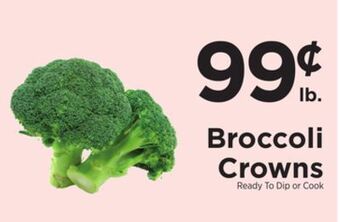ShopRite Broccoli crowns offer