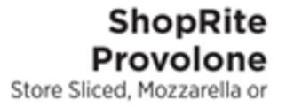 ShopRite Provolone offer