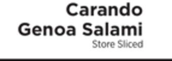 ShopRite Genoa salami offer