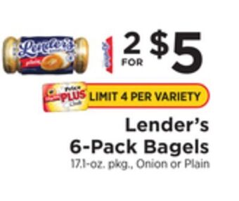 ShopRite 6-pack bagels offer