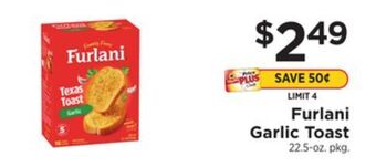 ShopRite Garlic toast offer