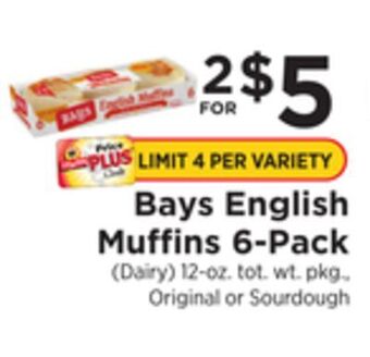 ShopRite English muffins 6-pack offer