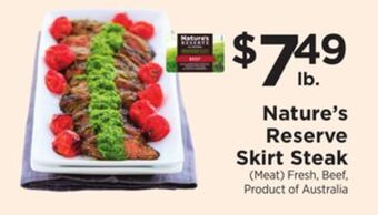 ShopRite Skirt steak offer
