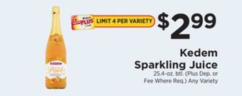 ShopRite Sparkling juice offer
