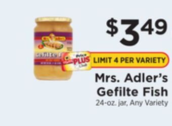ShopRite Gefilte fish offer