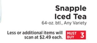 ShopRite Iced tea offer