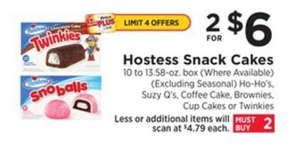 ShopRite Snack cakes offer
