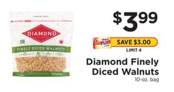 ShopRite Finely diced walnuts offer