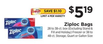 ShopRite Ziploc bags offer