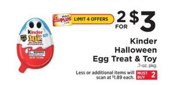 ShopRite Halloween egg treat & toy offer