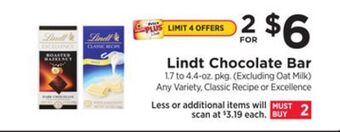 ShopRite Chocolate bar offer