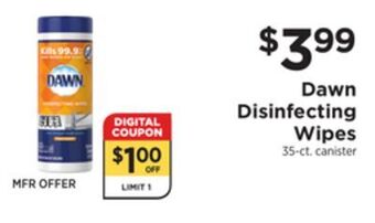 ShopRite Disinfecting wipes offer