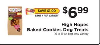 ShopRite Baked cookies dog treats offer