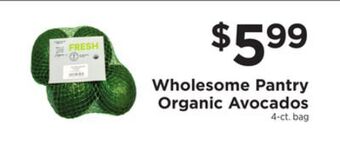 ShopRite Organic avocados offer