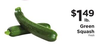 ShopRite Green squash offer