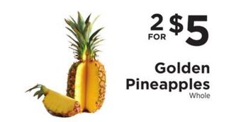 ShopRite Golden pineapples offer