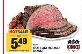 Food Lion Beef bottom round roast offer