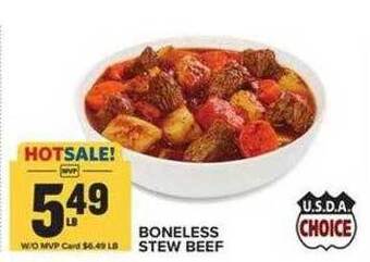 Food Lion Boneless stew beef offer