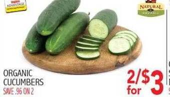 Ingles Markets Organic cucumbers offer
