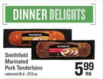 Lowes Foods Smithfield marinated pork tenderloins offer