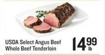 Lowes Foods Usda select angus beef whole beef tenderloin offer
