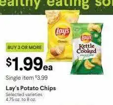 Nob Hill Lay's potato chips selected varieties offer