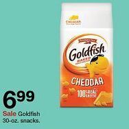 Target Goldfish crackers offer