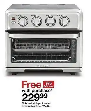 Target Air fryer toaster oven with grill offer